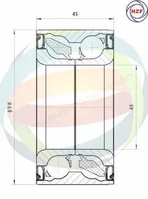 Wheel Bearing Kit (70-340031)