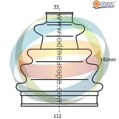 Bellow Kit, drive shaft (21-990194)