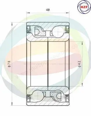 Wheel Bearing Kit (70-080047)