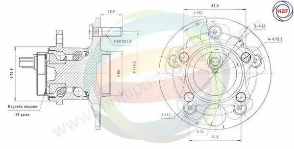Wheel Bearing Kit (70-090054)