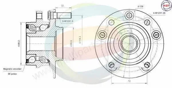Wheel Bearing Kit (70-080104)