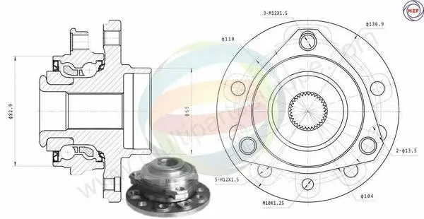 Wheel Bearing Kit (70-230062)
