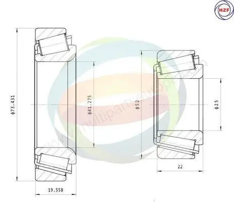 Wheel Bearing Kit (70-140058)