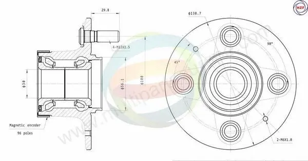 Wheel Bearing Kit (70-040064)