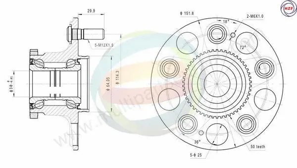 Wheel Bearing Kit (70-040094)