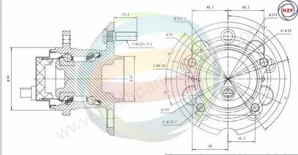 Wheel Bearing Kit (70-090059)