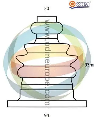 Bellow Kit, drive shaft (21-990019)
