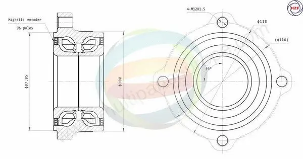 Wheel Bearing Kit (70-340048)