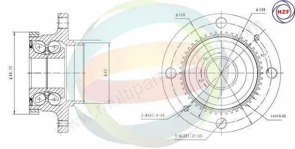 Wheel Bearing Kit (70-160039)