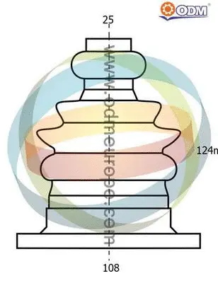 Bellow Kit, drive shaft (21-990171)