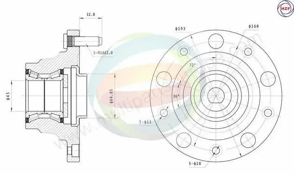Wheel Bearing Kit (70-010079)