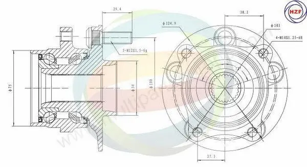 Wheel Bearing Kit (70-090125)