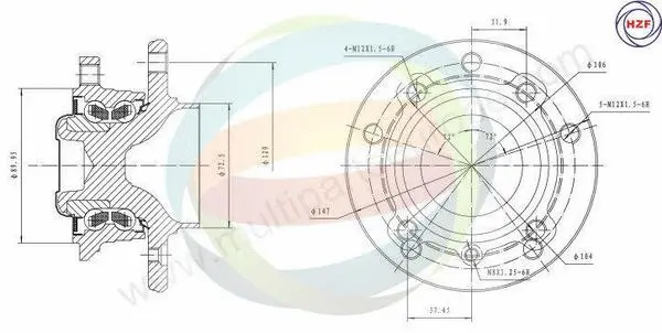 Wheel Bearing Kit (70-340025)