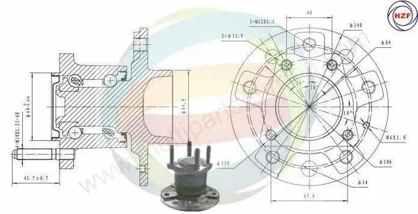 Wheel Bearing Kit (70-230069)