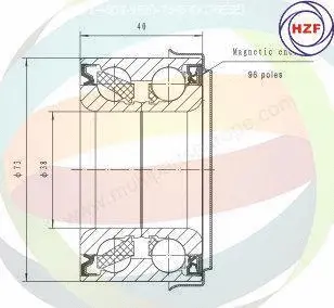 Wheel Bearing Kit (70-040076)