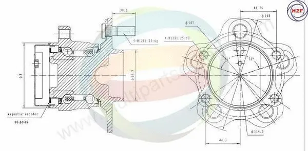 Wheel Bearing Kit (70-060096)