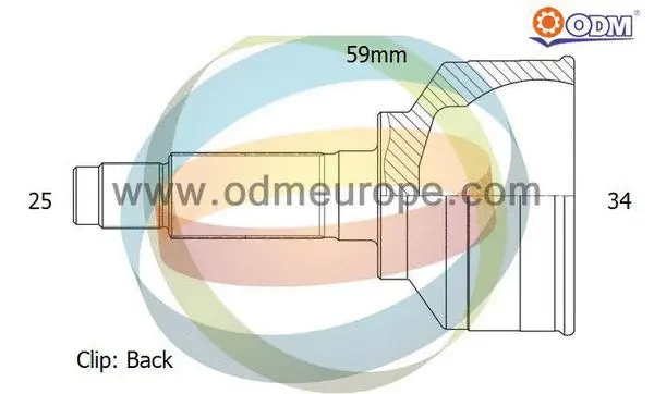 Joint Kit, drive shaft (12-161457)