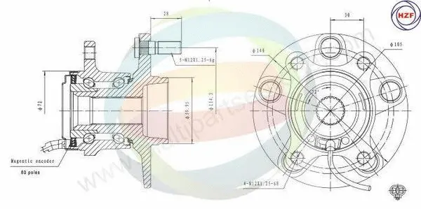 Wheel Bearing Kit (70-350091)