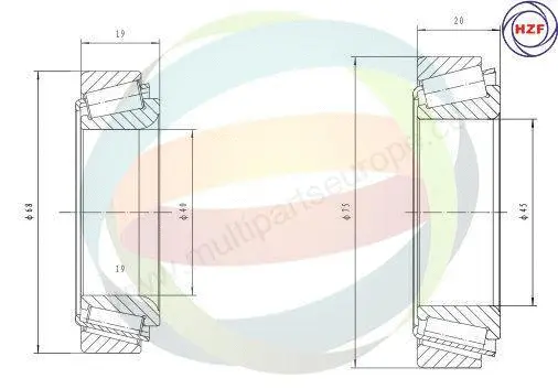 Wheel Bearing Kit (70-230022)