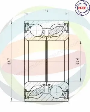 Wheel Bearing Kit (70-230066)