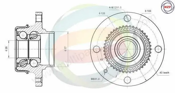 Wheel Bearing Kit (70-210052)