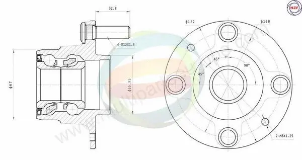 Wheel Bearing Kit (70-080069)
