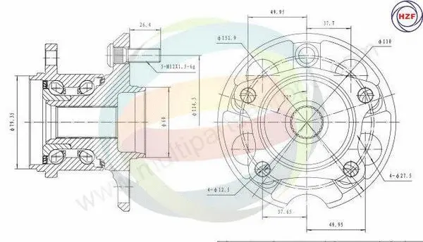 Wheel Bearing Kit (70-090168)