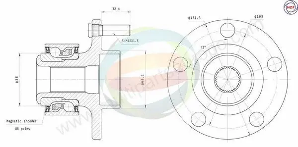 Wheel Bearing Kit (70-010062)