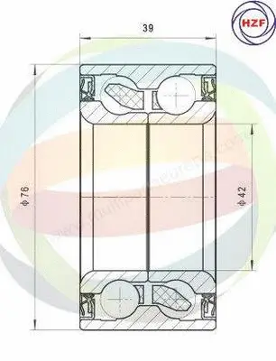Wheel Bearing Kit (70-080059)