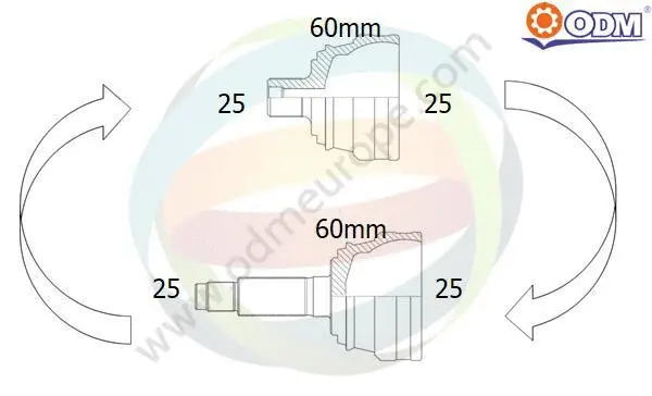 Joint Kit, drive shaft (12-141451)