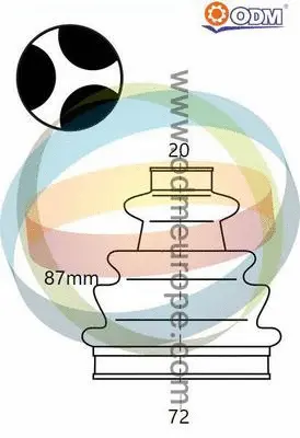 Bellow Kit, drive shaft (21-990458)