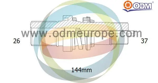 Stub Axle, differential (16-210010)
