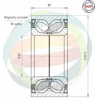 Wheel Bearing Kit (70-350080)