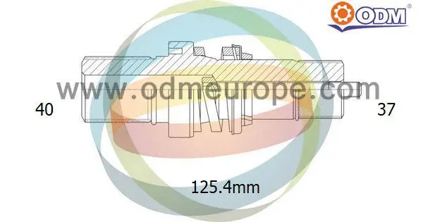 Stub Axle, differential (16-210110)