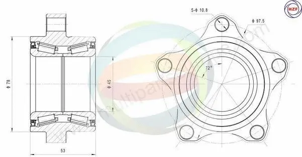 Wheel Bearing Kit (70-010014)