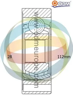 Joint Kit, drive shaft (14-216100)