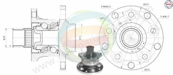 Wheel Bearing Kit (70-210057)