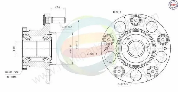 Wheel Bearing Kit (70-040053)