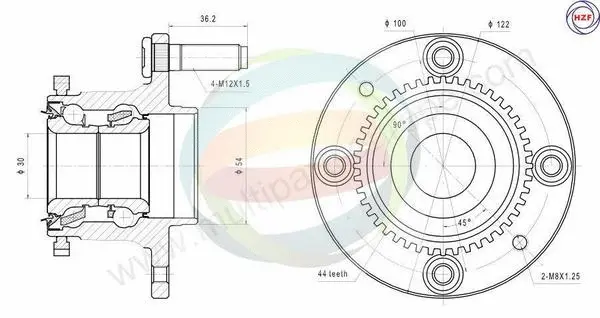 Wheel Bearing Kit (70-050028)