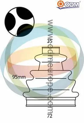 Bellow Kit, drive shaft (21-990443)