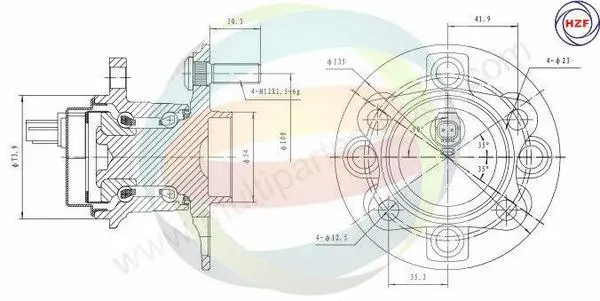 Wheel Bearing Kit (70-090138)