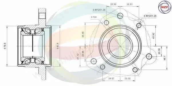 Wheel Bearing Kit (70-040075)