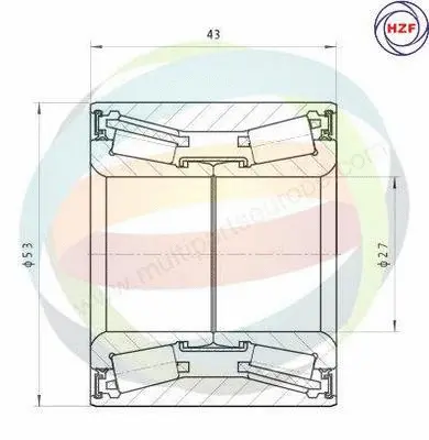 Wheel Bearing Kit (70-230068)