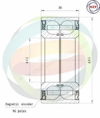 Wheel Bearing Kit (70-160093)
