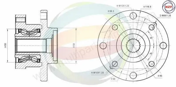 Wheel Bearing Kit (70-350075)