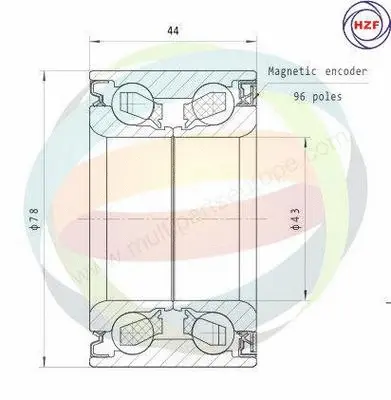 Wheel Bearing Kit (70-040056)