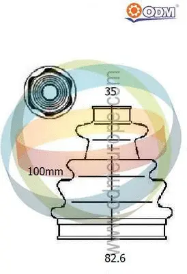 Bellow Kit, drive shaft (21-990428)