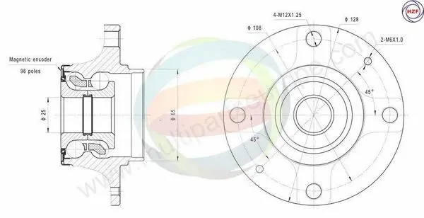Wheel Bearing Kit (70-160126)