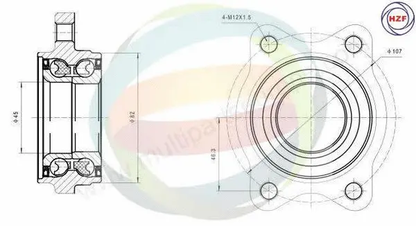 Wheel Bearing Kit (70-210047)