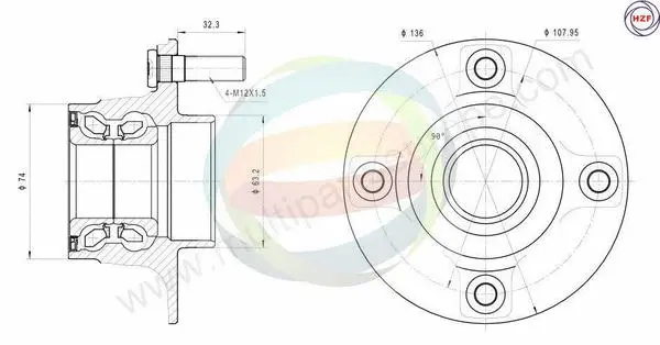 Wheel Bearing Kit (70-010036)